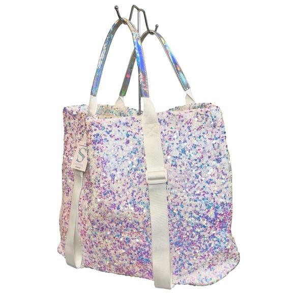 #2 Iridescent Diamond Shine Bucket Hat & Matching Bag $108 main image 14